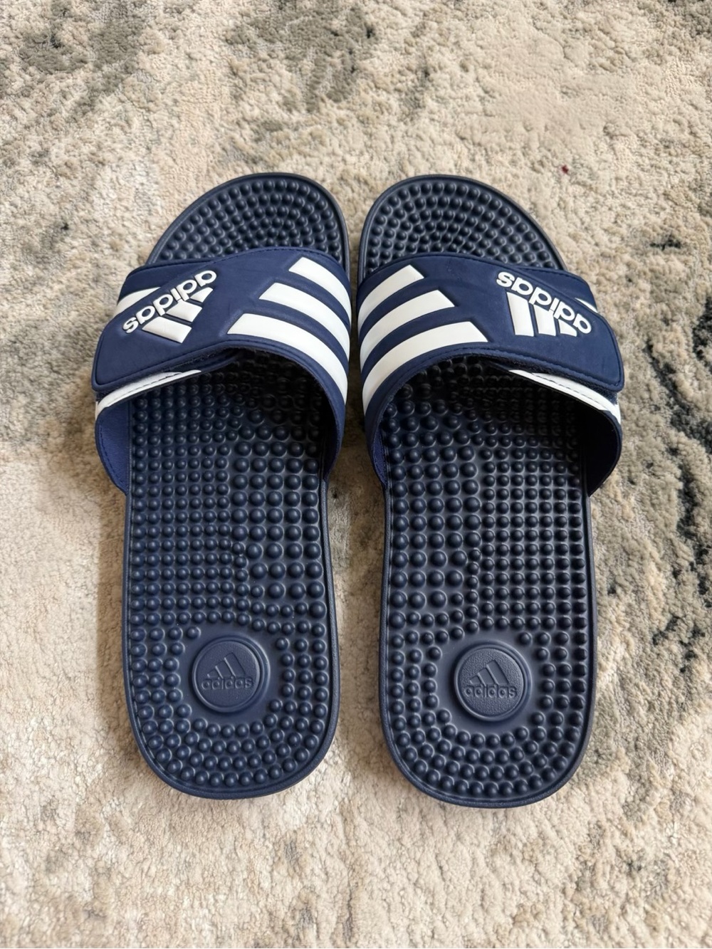 Adidas Men’s Slides Size 13 Navy NWT